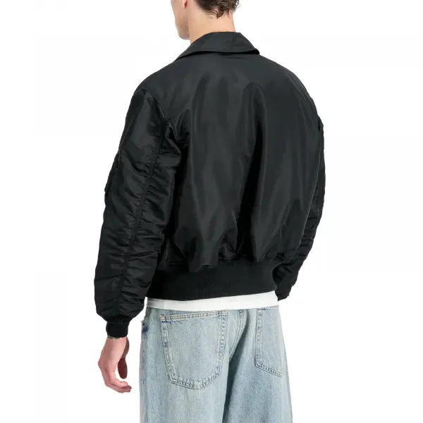 Alpha Industries CWU-45 Heritage Bomber Jacket "Black" (100102-03-BLACK)