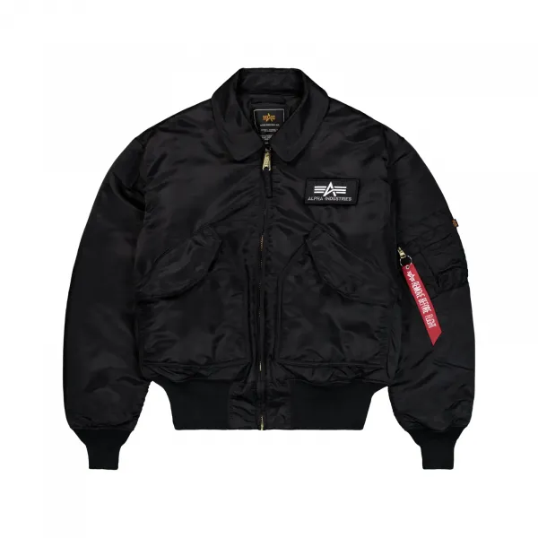 Alpha Industries CWU-45 Heritage Bomber Jacket "Black" (100102-03-BLACK)