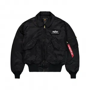 Alpha Industries CWU-45 Heritage Bomber Jacket "Black" (100102-03-BLACK)