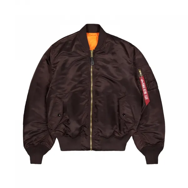 Alpha Industries MA-1 Heritage Bomber Jacket "Hunter Brown" (100101-696-HUNTER-BR)