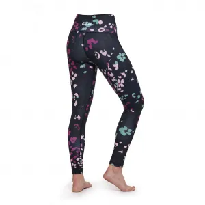 HORSEFEATHERS Dámske legíny Claris - colored cheetah BLACK velikost S