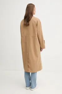 Bunda United Colors of Benetton zelená farba, prechodná, oversize, 241XDN07I