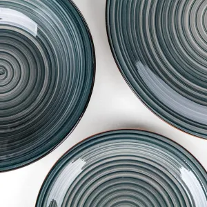Keramická jedálenská súprava SPIRAL BLUE 30 ks