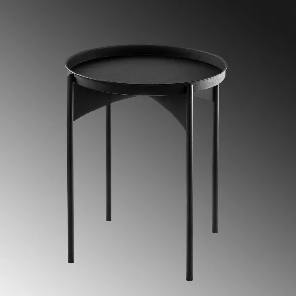 Kalune Design Odkládací stolek Shb-002-A černý