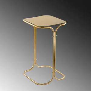 Kalune Design Odkládací stolek Shb-001-B zlatý