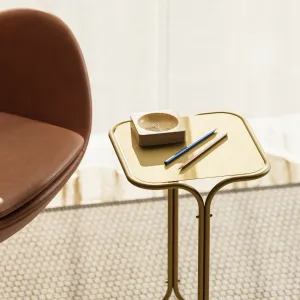 Kalune Design Odkládací stolek Shb-001-B zlatý