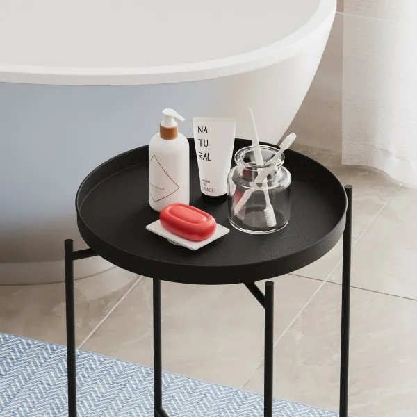Kalune Design Odkládací stolek Shb-007-B černý