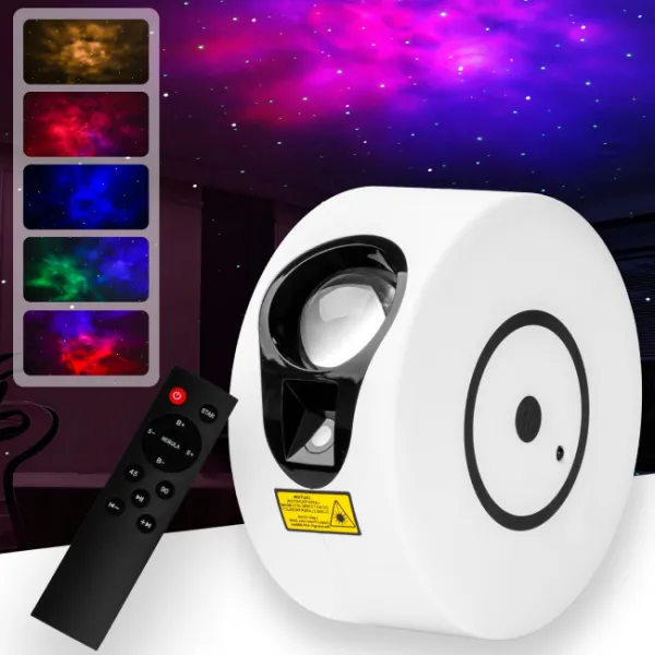 Dekoračná lampa NEBULA biela