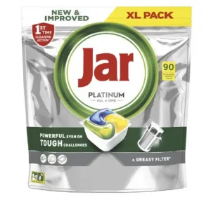 Jar Platinum All in One Lemon kapsule do umývačky riadu 90ks