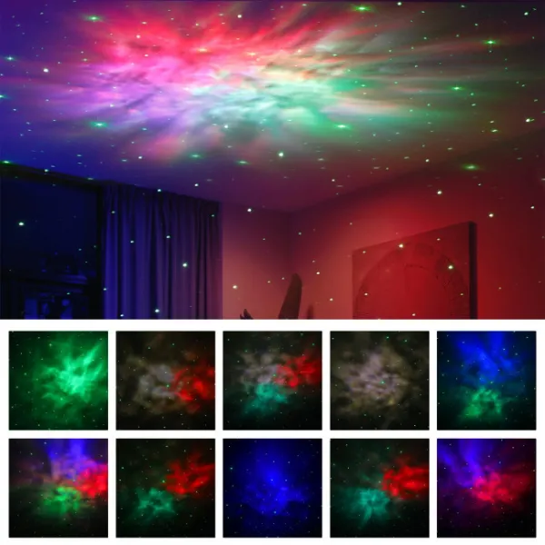 Dekoračná lampa NEBULA biela