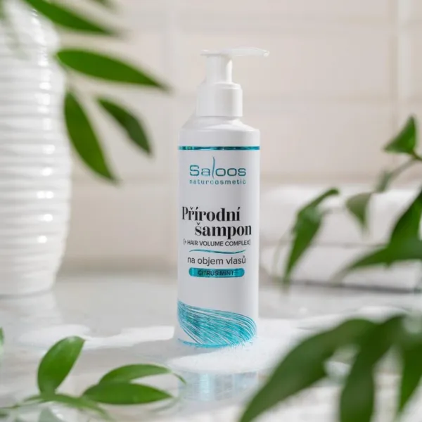 Saloos Natural Shampoo prírodný šampón pre objem vlasov 200 ml