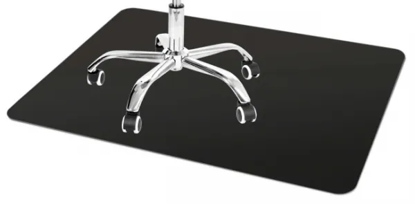 TZB Ochranná podložka pod stoličku SAFE 100x70 cm čierna