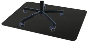 TZB Ochranná podložka pod stoličku SAFE 100x70 cm čierna