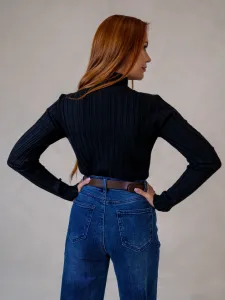 ASPERISSIA Dámsky sveter JOYCE Farba: Čierna, Konfekčná veľkosť: S/M