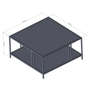 Konferenčný stolík Uranüs - Black