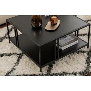 Konferenčný stolík Uranüs - Black Chipboard