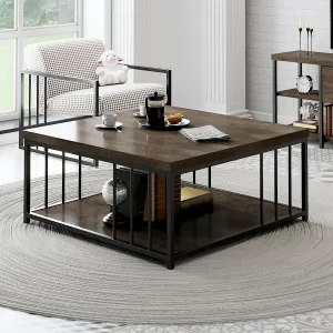 Konferenčný stolík Zenn - Walnut, Black