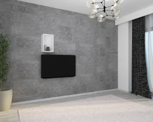 Regál Arila š: 50 cm, biela