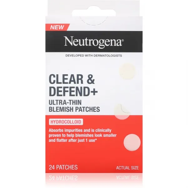 Neutrogena Clear & Defend+ náplasti na problematickú pleť 24 ks