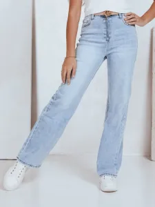 Dámske rifle s vysokým pásom wide leg