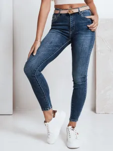 Dámske skinny rifle modré Dstreet
