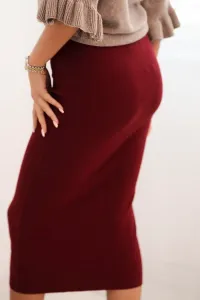 Dámska puzdrová sukňa s elastickým pásom