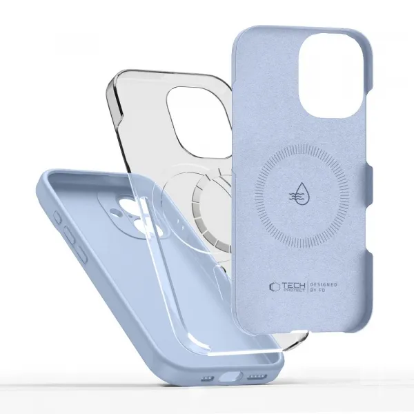 Tech-Protect Silicone MagSafe, iPhone 17, modrý