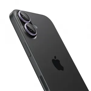 Spigen Optik.TR Ez Fit ochrana fotoaparátu, 2 kusy, iPhone 16 / 16 Plus / 17, fialová