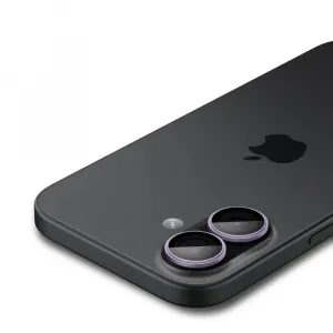 Spigen Optik.TR Ez Fit ochrana fotoaparátu, 2 kusy, iPhone 16 / 16 Plus / 17, fialová