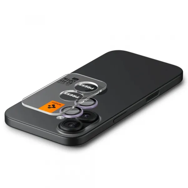 Spigen Optik.TR Ez Fit ochrana fotoaparátu, 2 kusy, iPhone 16 / 16 Plus / 17, fialová