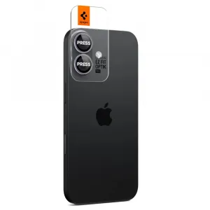 Spigen Optik.TR Ez Fit ochrana fotoaparátu, 2 kusy, iPhone 16 / 16 Plus / 17, fialová