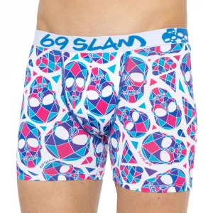 Pánske boxerky 69SLAM fit skullmond white M, trenky
