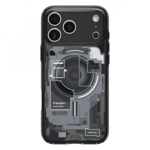 Spigen Ultra Hybrid Mag s MagSafe, iPhone 17 Pro Max, zero one, čierny