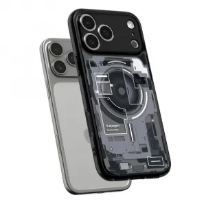 Spigen Ultra Hybrid Mag s MagSafe, iPhone 17 Pro Max, zero one, čierny