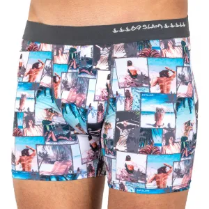 Pánske boxerky 69SLAM fit under the palm (MBYUPM-PO) M, trenky