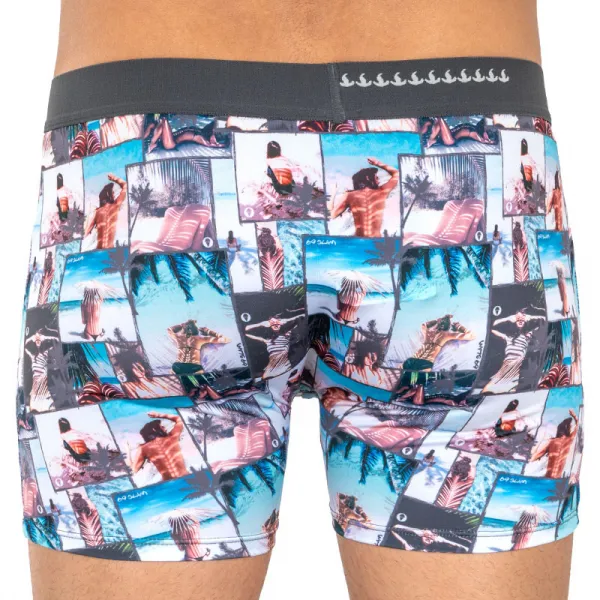 Pánske boxerky 69SLAM fit under the palm (MBYUPM-PO) M, trenky