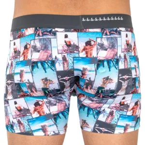 Pánske boxerky 69SLAM fit under the palm (MBYUPM-PO) M, trenky