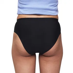 Dievčenské menštruačné nohavičky Wuka Stretch Seamless Heavy Flow bezšvové čierne (WSSHFB) 8-12 rokov