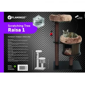 Flamingo Škrabací strom Raisa 1 Brown & Grey