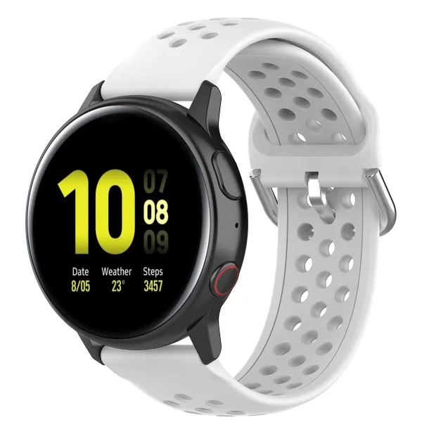 BStrap Silicone Dots remienok na Xiaomi Haylou Solar LS05, white (SSG013C1008)