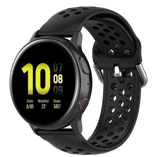 BStrap Silicone Dots remienok na Huawei Watch 3 / 3 Pro, black (SSG013C0912)