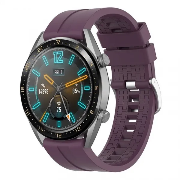BStrap Silicone Cube remienok na Garmin Venu 2, purple plum (SHU004C0708)