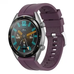 BStrap Silicone Cube remienok na Garmin Venu 2, purple plum (SHU004C0708)
