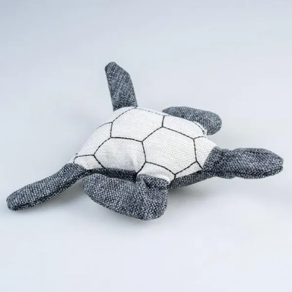 DUVO+ Eco mäkká hračka pre psov 19x19x5cm korytnačka sivá