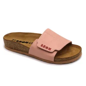 Leon 4022 Dámska zdravotná celokožená obuv s prackou 41 - 26cm, červená, 2,0 cm