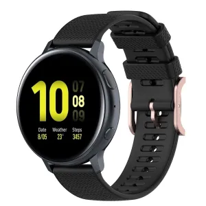 BStrap Silicone Rain remienok na Garmin Vivoactive 4, black (SSG014C1106)