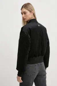 Bunda Karl Lagerfeld Jeans Klj Velvet Bomber Black