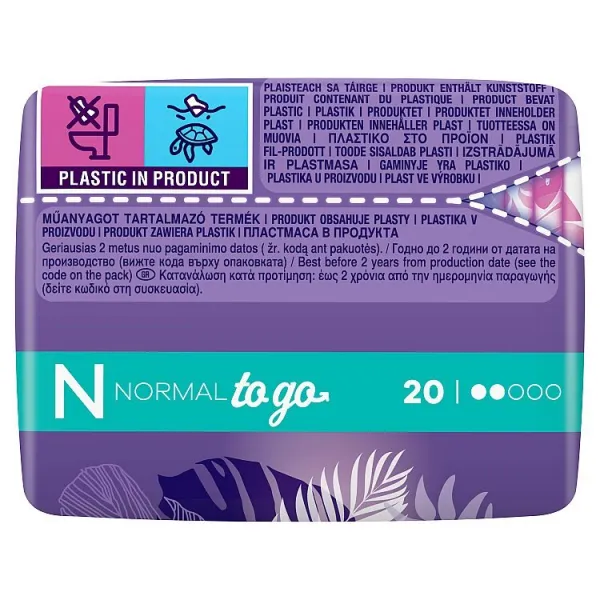 Always Daily Fresh Normálne balené, 0 % parfumov a farbív 20 ks