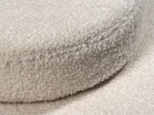 Veľký multifunkčný skladací bunker z bouclé SOFA Zvoľte farbu: Krémová biela