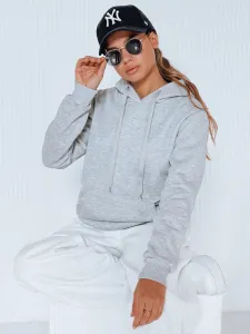 Dámská mikina BASIC s kapucňou sivá Dstreet